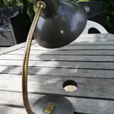 Lampe de bureau 50's dorée