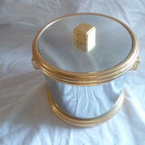 Chrome metal glacon bucket from lancel design 70