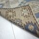 Tapis Oushak bleu et beige sku 1163