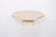 Table basse vintage octogonale en travertin 1970