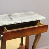 Console d'époque Restauration en acajou XIX