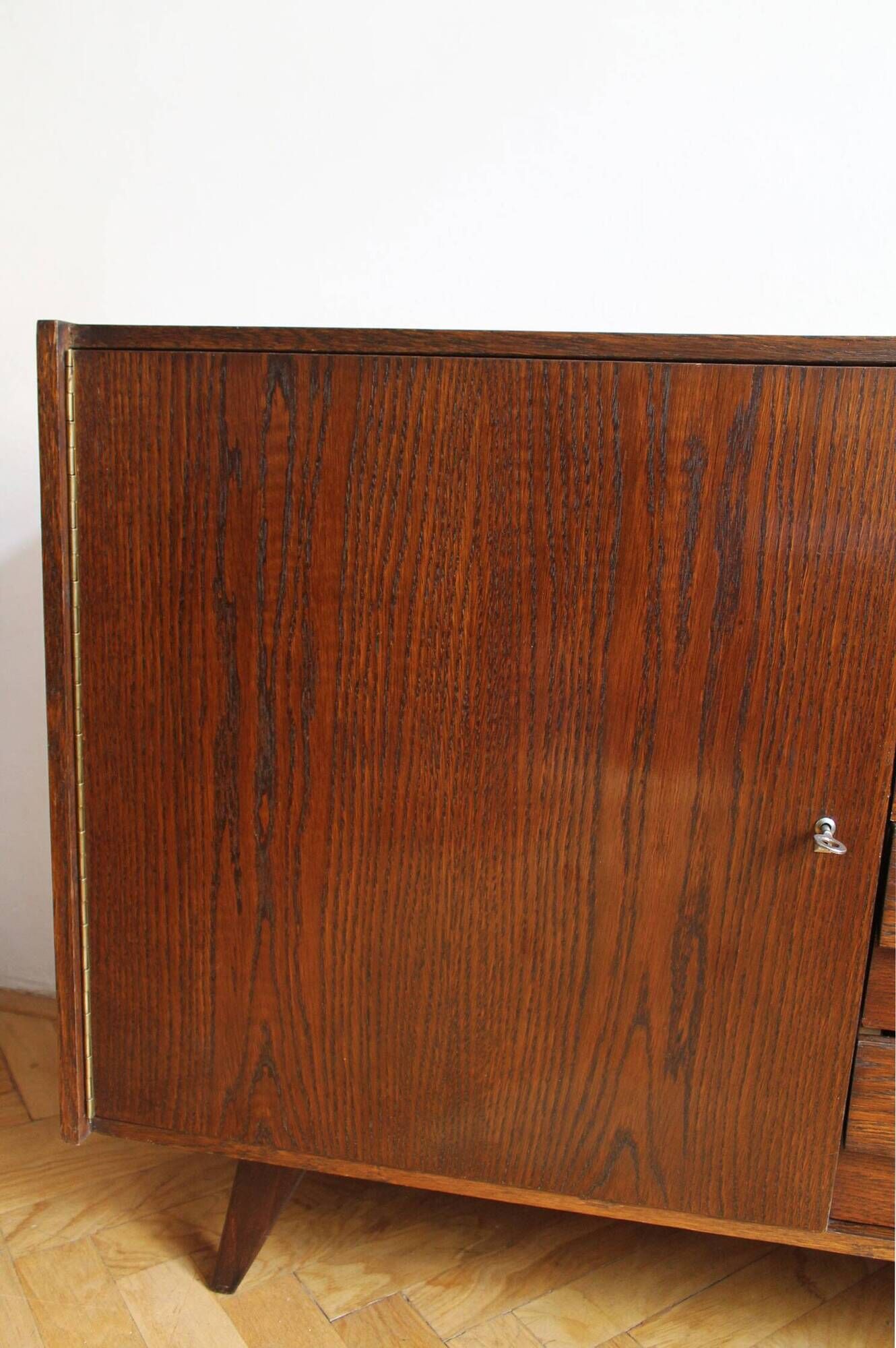 Vintage buffet U-458 by Jiří Jiroutek, Interior Prague, Czechoslovakia, 1972