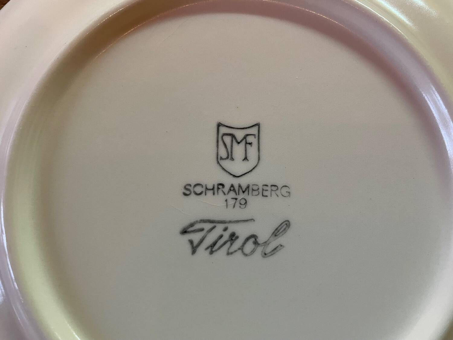 German ceramic plates