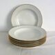Set of 6 Limoges porcelain soup plates