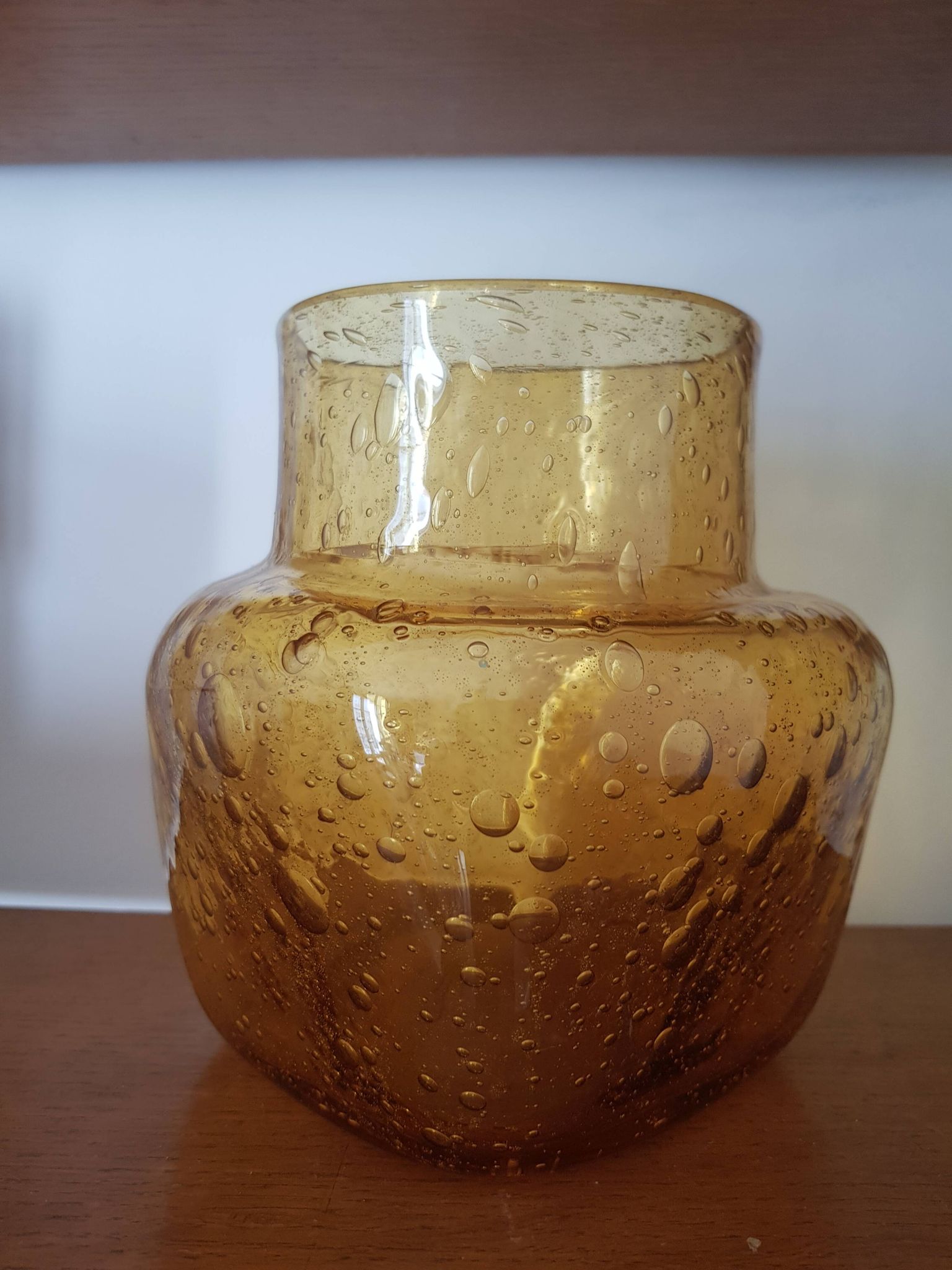 Vase en verre vintage