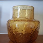 Vase en verre vintage