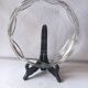 large Baccarat crystal bowl stamped centre plate salad bowl