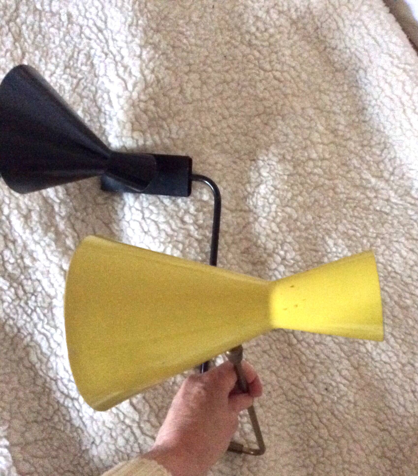 Light fixture, metal wall sconce, 1960s