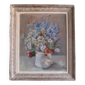 Tableau bouquet de fleurs des champs