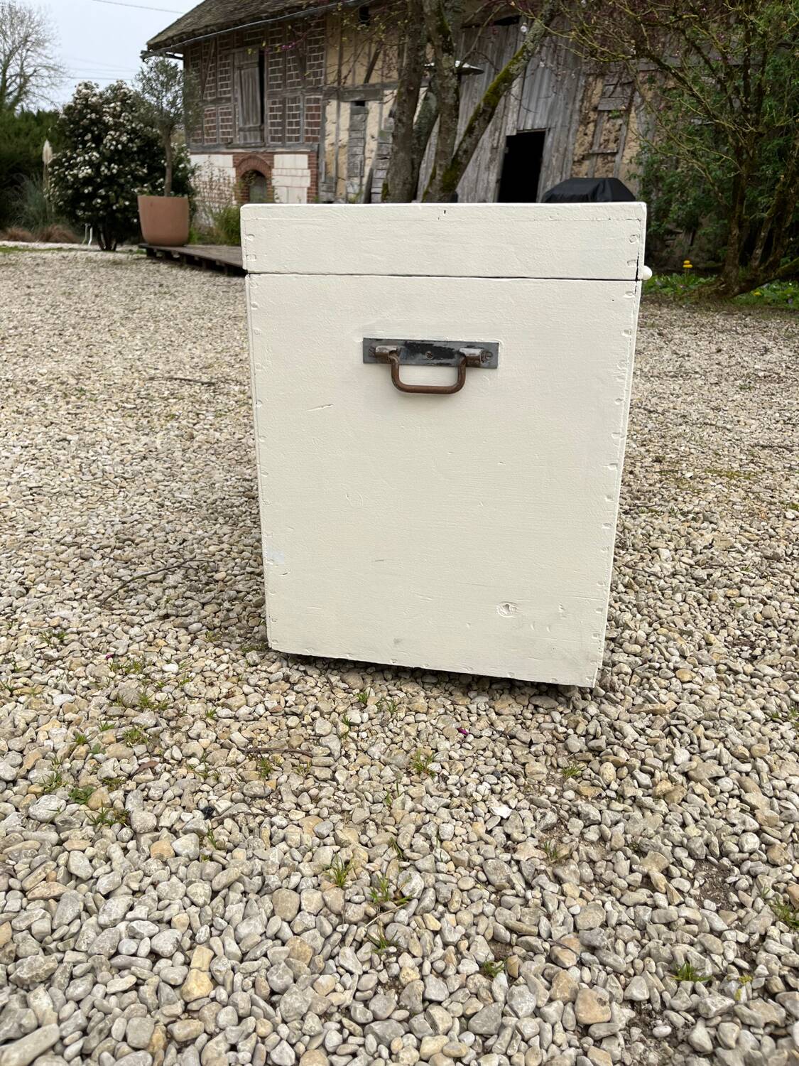 Coffre bois chêne