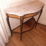 Louis XV style console dessu marble