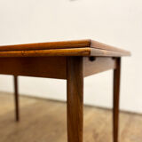 Extendable Mid Century Teak Dining Table with pull out leaves, Denmark, 1950s