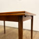 Extendable Mid Century Teak Dining Table with pull out leaves, Denmark, 1950s