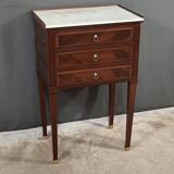 Small Mahogany Chest of Drawers, Louis XVI Style – Part 2 of the 19th Century