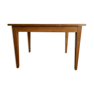Table de ferme vintage ou bureau en bois massif
