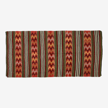 Anatolian handmade kilim rug 280 cm x 147 cm