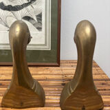 Brass Duck bookends