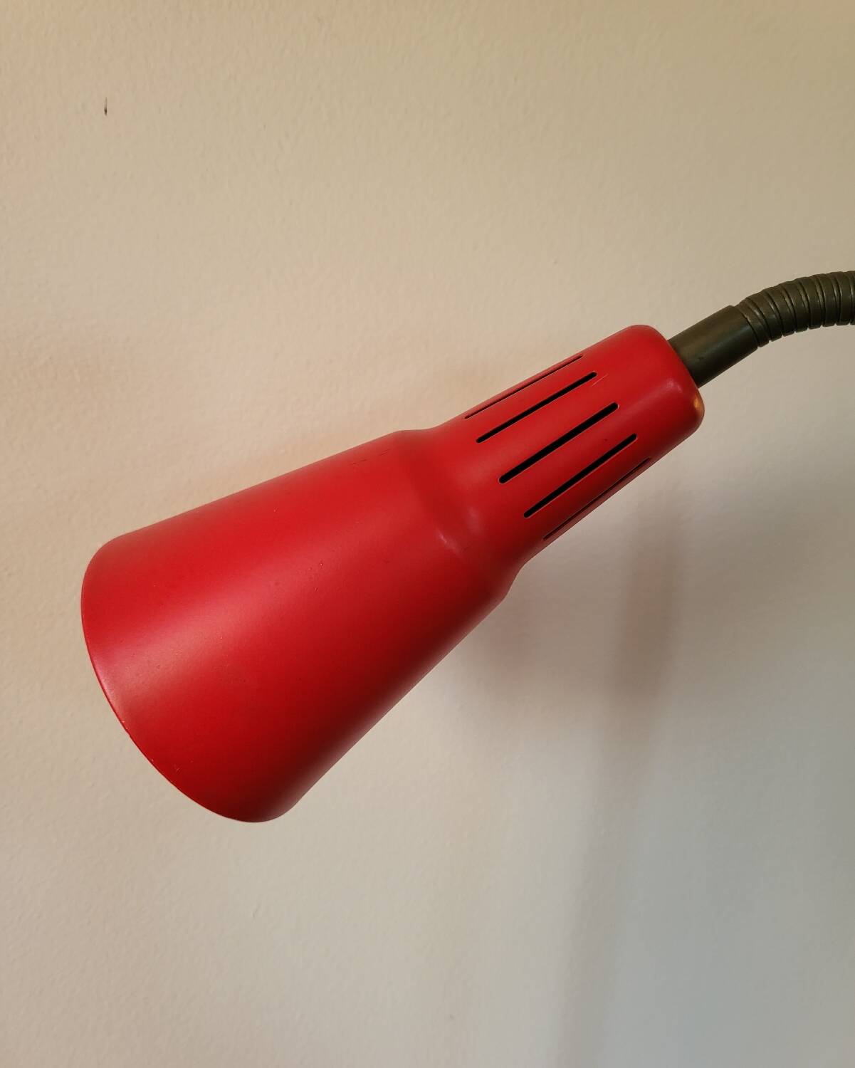 Red IKEA Desk Lamp by Marianne Hagberg Kvart