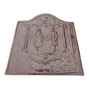 Plaque de cheminée en