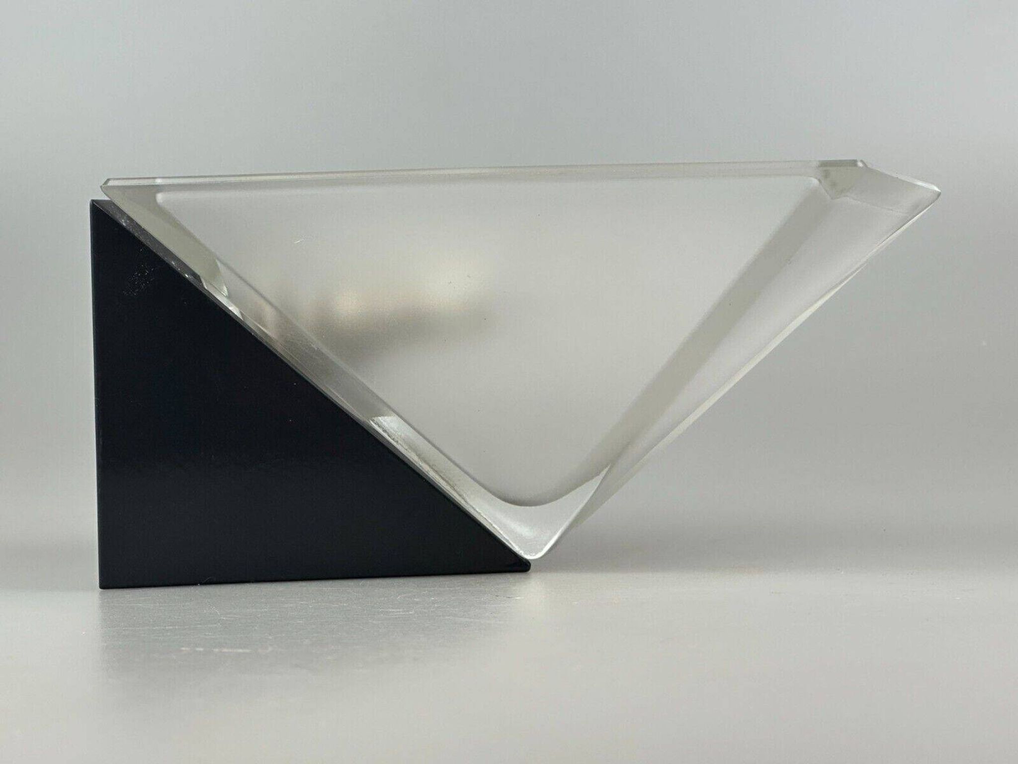 60s 70s Peill & Putzler Cube wall lamp Wall Sconce Ice Glass Space Age
