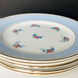 Set of five dessert plates