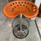 Orange tractor stool Pivoting mower Etienne Fermigier mirima 70