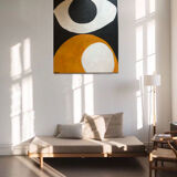 Mural decoration contemporary acrylic abstract painting