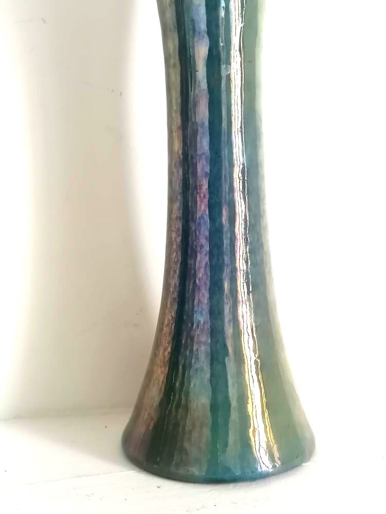 Vase by Cytère, flamed sandstone from Rambervillers around 1930