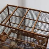 Old wooden bird cage