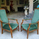 Paire de fauteuils voltaire