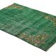 One-of-a-kind turkish handwoven vintage rug - rustic vintage charm 202x 126 cm