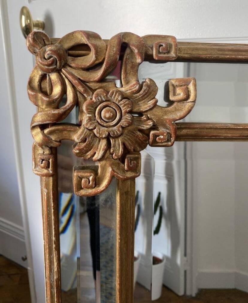 Miroir bois doré