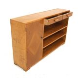 Scandinavian elm bookcase, Swedish modern, Sweden, 1940