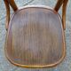 2 chaises bistrot par Fischel 1930 assises bois