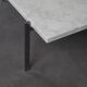 Rolled marble coffee table by Poul Kjaerholm for Fritz Hansen, Denmark, 1990s