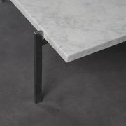 Rolled marble coffee table by Poul Kjaerholm for Fritz Hansen, Denmark, 1990s