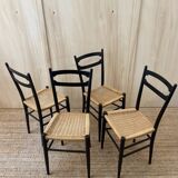 Serie de 4 chaises italienne - 1960