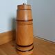 Turned wooden lamp base