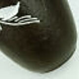 Carstens vase floorvase relief pattern and crane motif model 45-44