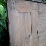 Woodwork 89x172cm painted 3 panels, 19th