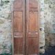 Arched (rounded) Pine Door with Two Leaves - Late 19th Century