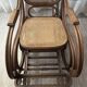 Thonet rattan rocking chair from the 1920s.
