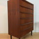 Commode teck scandinave type chiffonnier années 60
