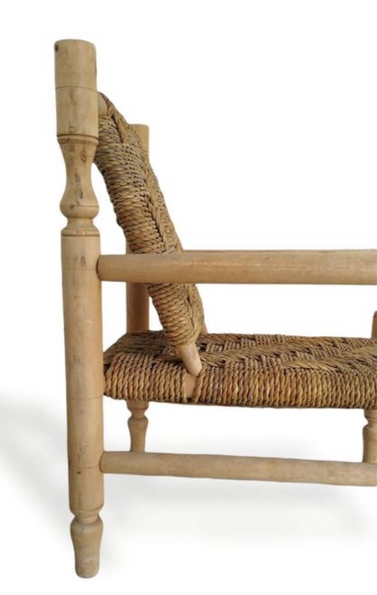 Fauteuil en corde d’Abaca- Audoux et Minet ?