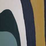 Colorful abstract painting "Rainbow n°4" 72x60 cm