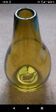 Olive green khaki glass drop vase Habitat
