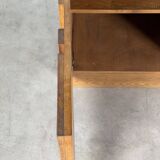 Brutalist Ashwood Sideboard with Sculptural Geometric Front