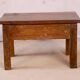 Bedside table - side table in natural burmese teak