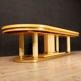 Italian conference table in exotic wood from 20th century