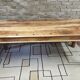 Large solid wood dining table